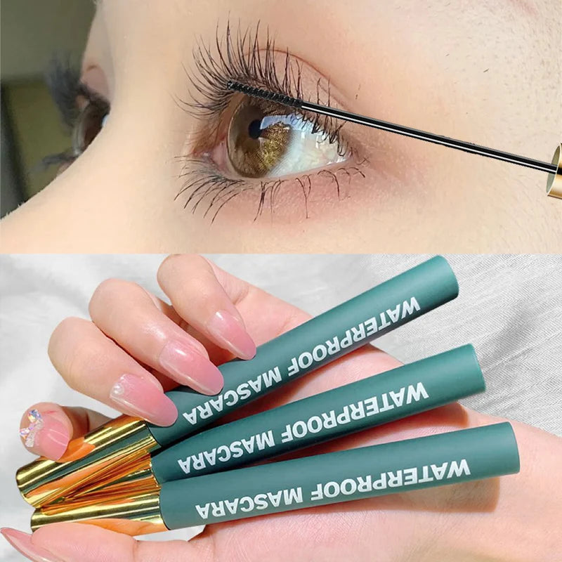 Waterproof Mascara Eyelash Makeup 2 Colors Ultra-fine Curling Lengthening Not Smudge Black Brown Eyelashes Extension Cosmetics
