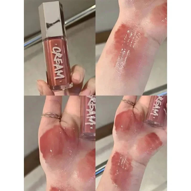 3 Color Mirror Pearl Lip Gloss Waterproof Long Lasting Moisturizing Lipstick Shine Glitter Lip Gloss Women Korea Makeup Cosmetic